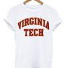 Virginia Tech Font T shirt