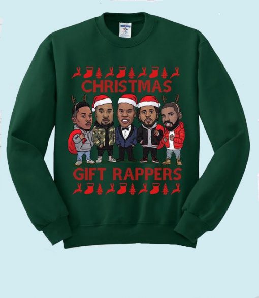 christmas gift rapper sweatshirt