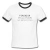 feminist definition ringer t shirt