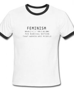 feminist definition ringer t shirt