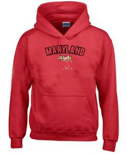 maryland red hoodie