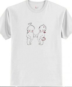 Angel and Devil Graphic T Shirt
