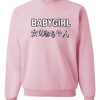Baby Girl Pink Sweatshirt