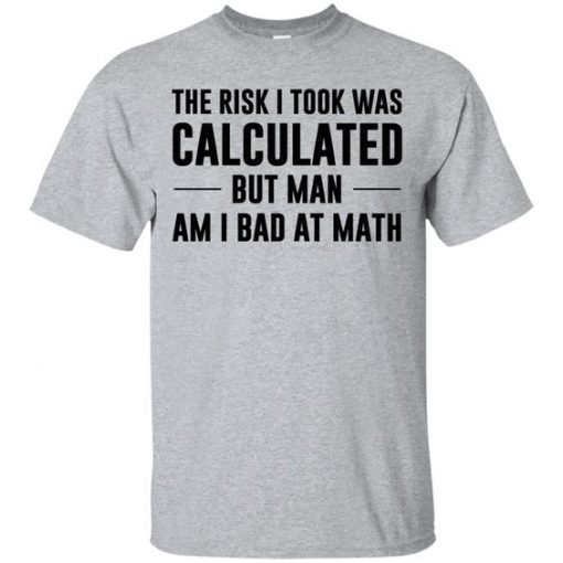 Calculated Risk T Shirt