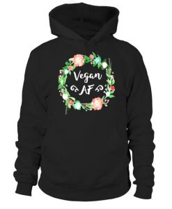 Floral Vegan AF Hoodie