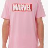 Marvel Red logo T Shirt