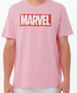 Marvel Red logo T Shirt