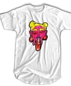 Melting Face Graphic T Shirt