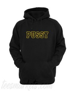 Pussy Logo Hoodie Black