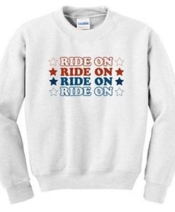 Ride On Printed Sweater