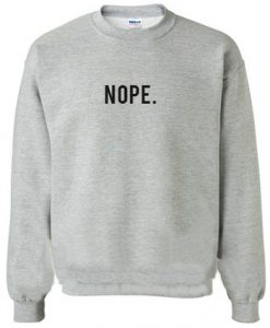 Nope Logo Sweatshirt