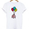 Sloth Tied To Balloon T Shirt