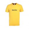 Babe Logo Yellow Shirt