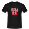 Bulls 23 T Shirt SU Black