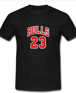 Bulls 23 T Shirt SU Black