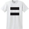 Equal Black Sign T Shirt