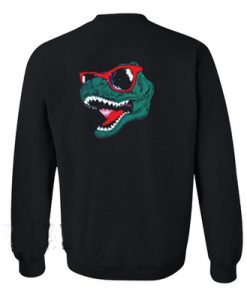 Glasses Dinosaur Funny Sweatshirt