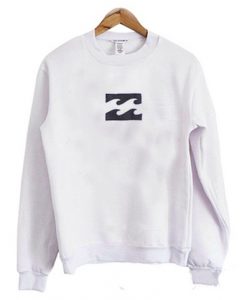 Horizontal White Fire Sweatshirt