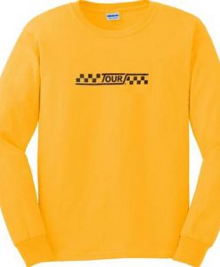 Tour Merch Yellow Sweatshirt