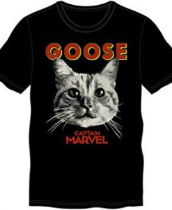 Captain Marvel Goose Graphic T shirt