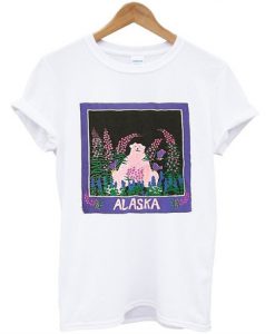 Floral Beer Alaska Graphic T Shirt