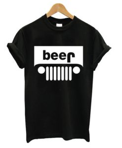 Jeep on Beer Funny Graphic Tee