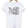 New York City Map Illustration T Shirtt