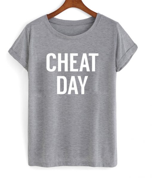 Cheat Day Font T Shirt