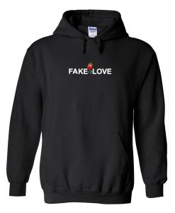 Fake Love Graphic Hoodie