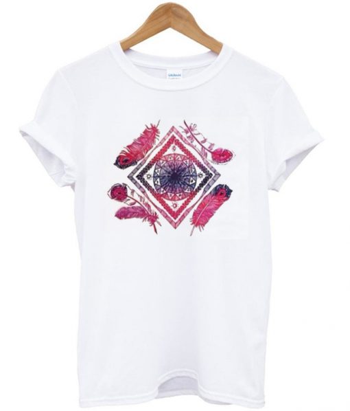 Feathers Graphic T Shirt