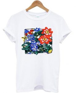 Flower Painting T Shirt