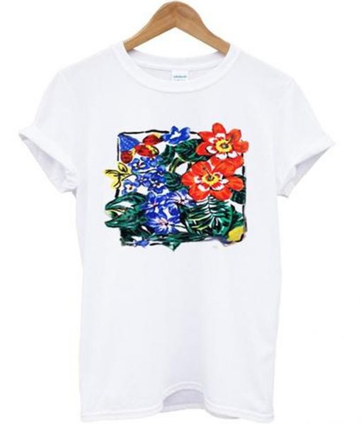 Flower Painting T Shirt