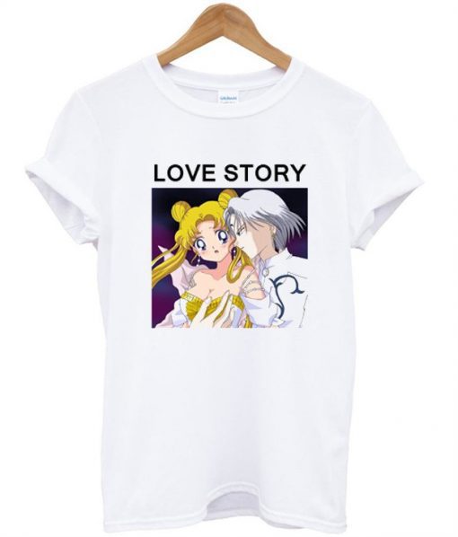 Love story sailor moon t-shirt