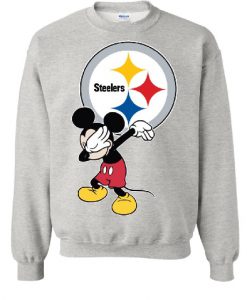 Mickey Funny Love Pittsburgh Steelers Football Sweatshirt