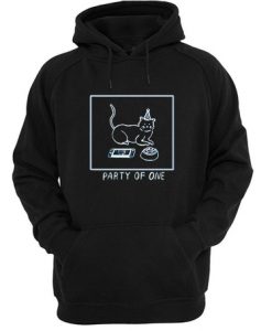 Party Of One Cat Hoodie