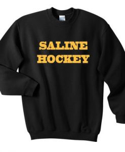 Saline Hockey Font Sweatshirt