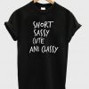 Short Sassy Cute Classy T Shirt