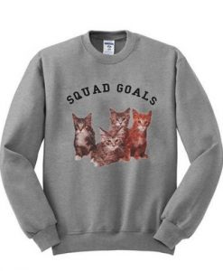 Squad Goals Cats Sweatshirt
