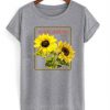 Sun Flowers Seeds T Shirt