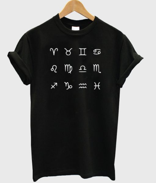 Zodiac Sign Graphic T Shirt