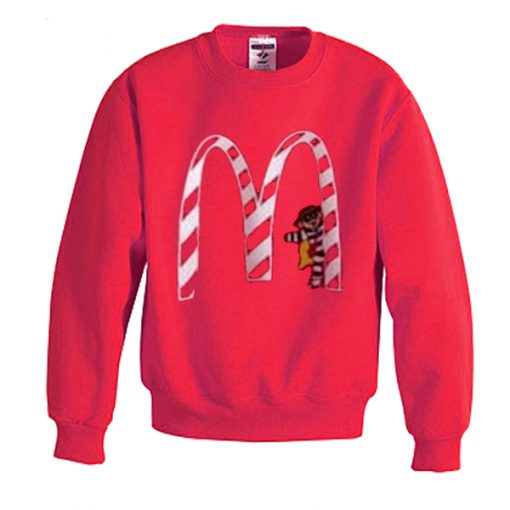 vintage mc donald’s christmas sweatshirt