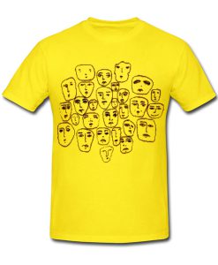 Face Sketch T Shirt