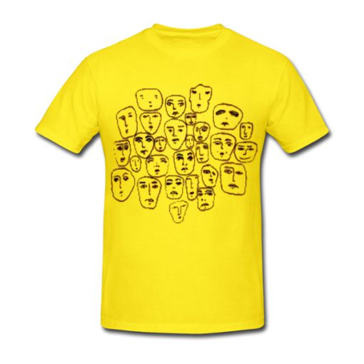 Face Sketch T Shirt