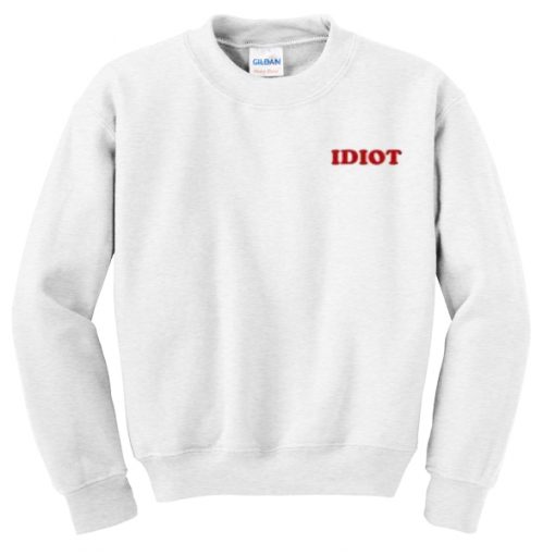 Idiot Pocket Logo Sweatshirt