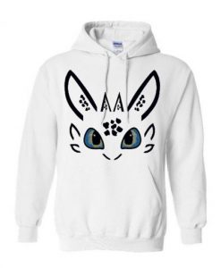 Toothless Dragon White Hoodie