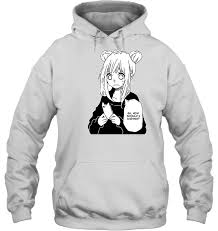 Anime Girl Texting Hoodie