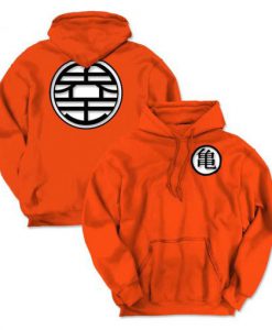 Dragon Ball Z Kame Symbol Orange Hoodie