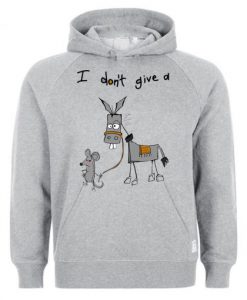 I Don’t Give A Rat’s Ass Donkey Hoodie