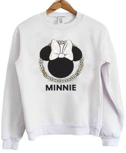 Minnie Mouse Head Sweatshirt