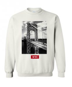 NYC Bridge Graphic Sweatshirt